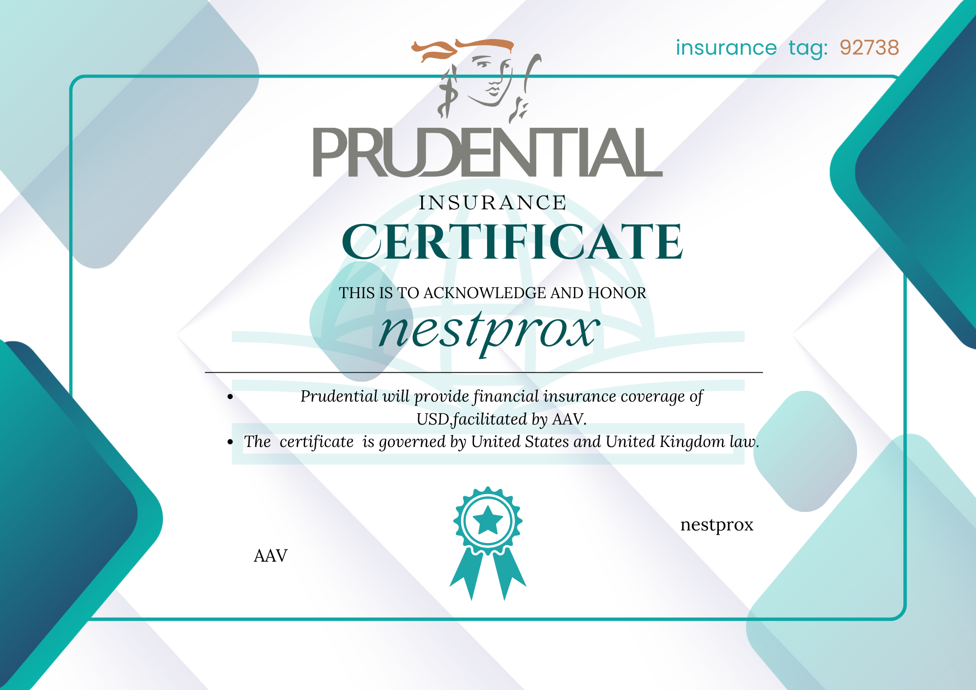 Insurance Certificate